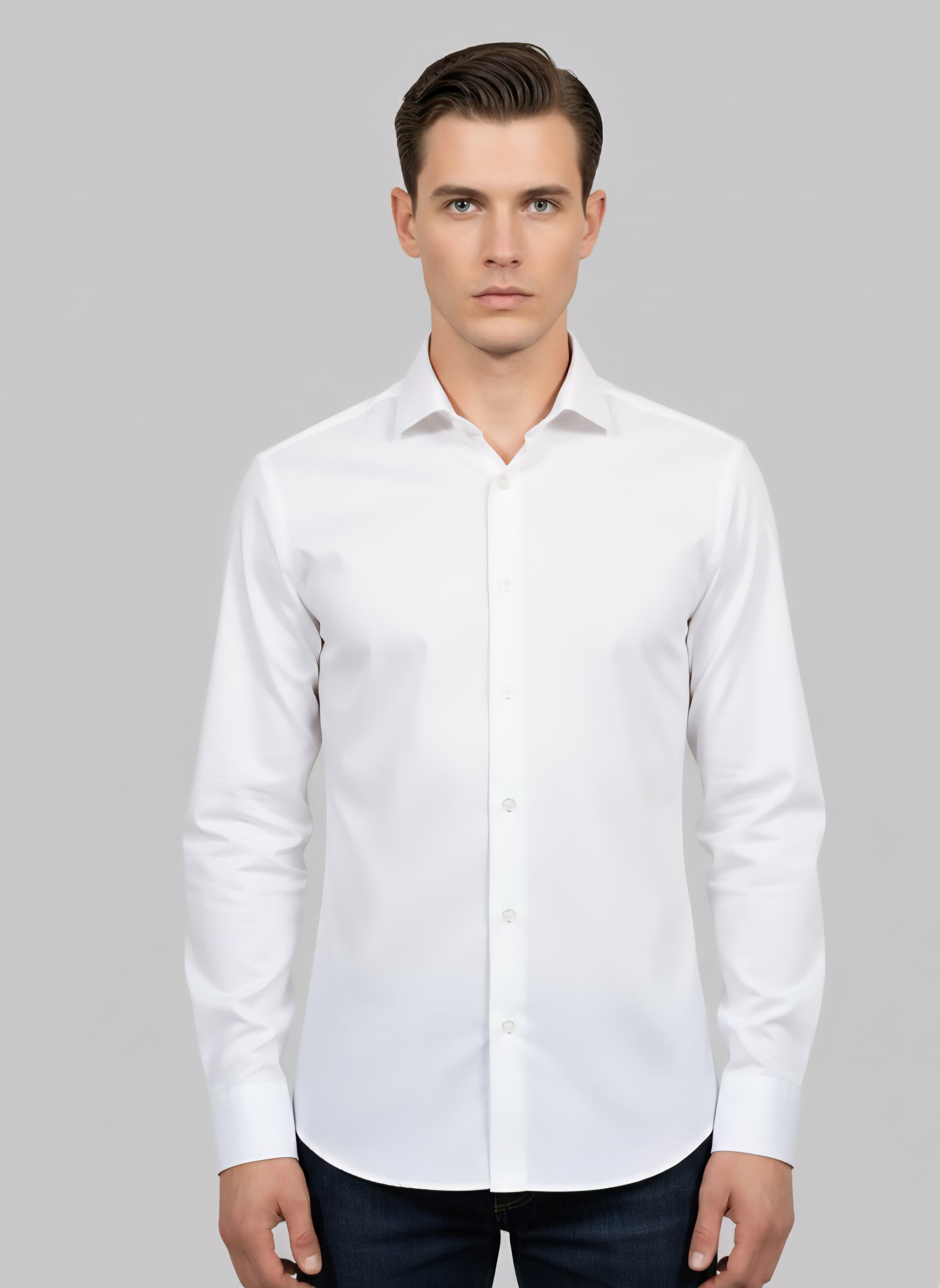 Olive Drab Casual Shirt pose 2